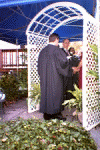 The Justice of the Peace conducts the ceremony.
